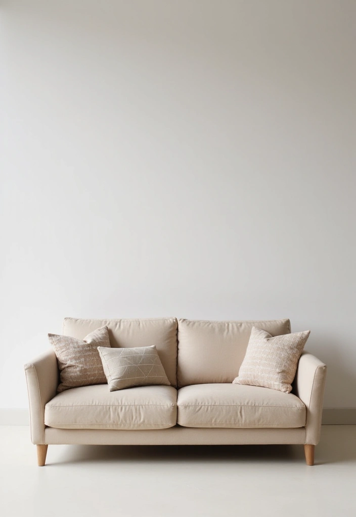 25 Beige Sofa with Pillows Ideas That Feel Effortlessly Chic 6 25 Beige Sofa with Pillows Ideas That Feel Effortlessly Chic - 6. Minimalist Approach
