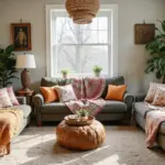 25 Crochet Throws on Sofas for Cozy Living Room Vibes