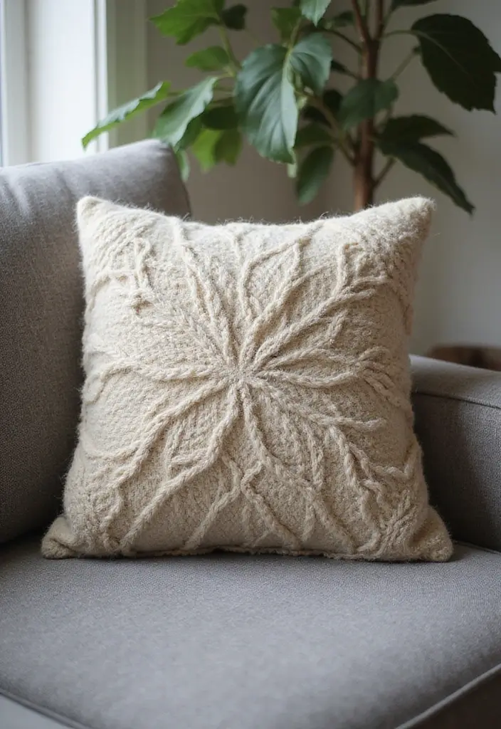 25 Perfect Pillows for a Grey Sofa to Match Any Interior - 6. Natural Wool Pillows