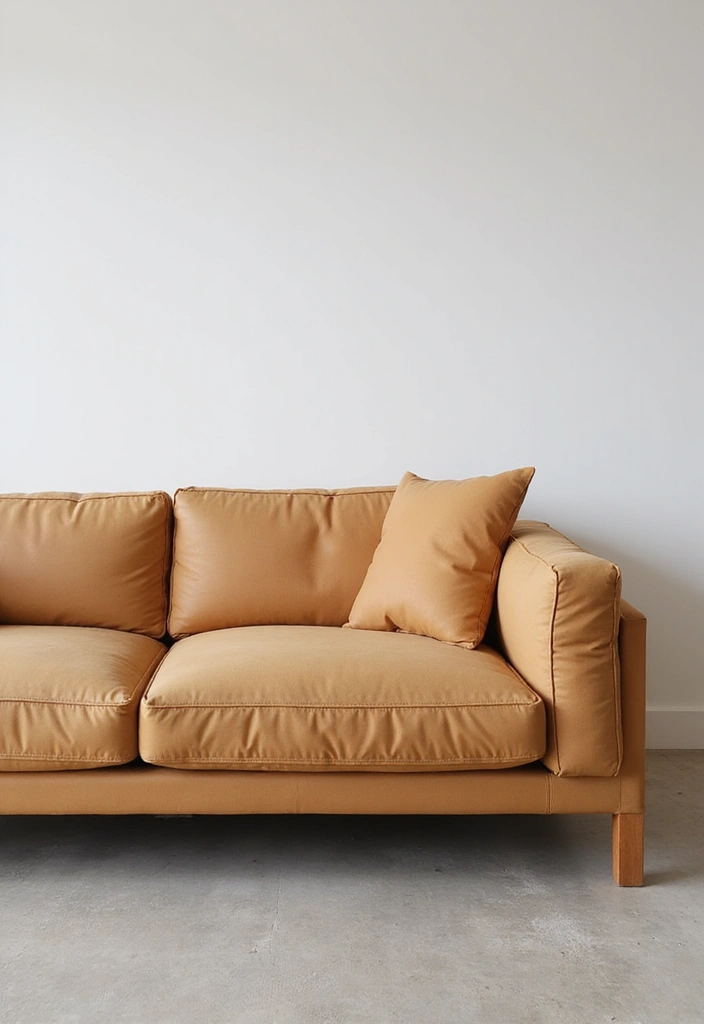25 Tan Couch Pillow Ideas That Feel Neutral and Inviting 13 25 Tan Couch Pillow Ideas That Feel Neutral and Inviting - 13. Minimalist Pillows