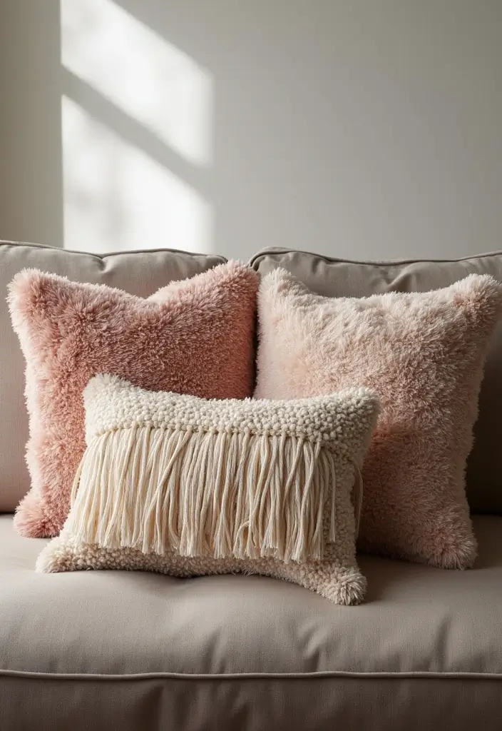 25 Throw Pillows for a Taupe Couch That Look Effortlessly Elegant 14 25 Throw Pillows for a Taupe Couch That Look Effortlessly Elegant - 14. Elegant Tassels