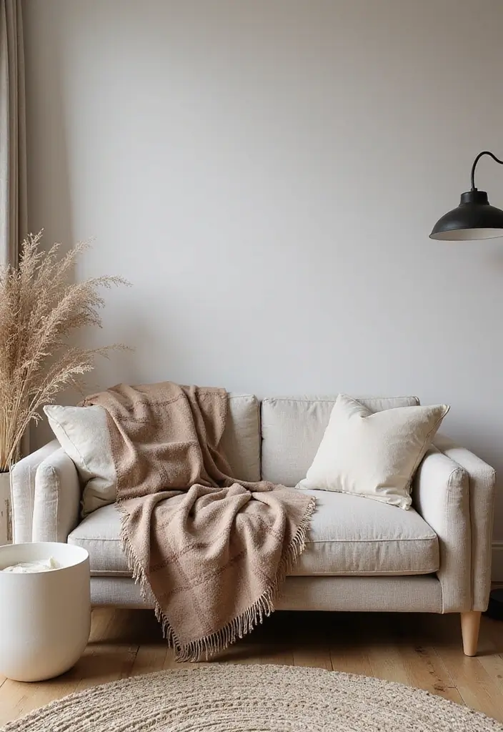 25 Throws on Sofas That Instantly Elevate Any Living Room 17 25 Throws on Sofas That Instantly Elevate Any Living Room - 17. Simple Plaids