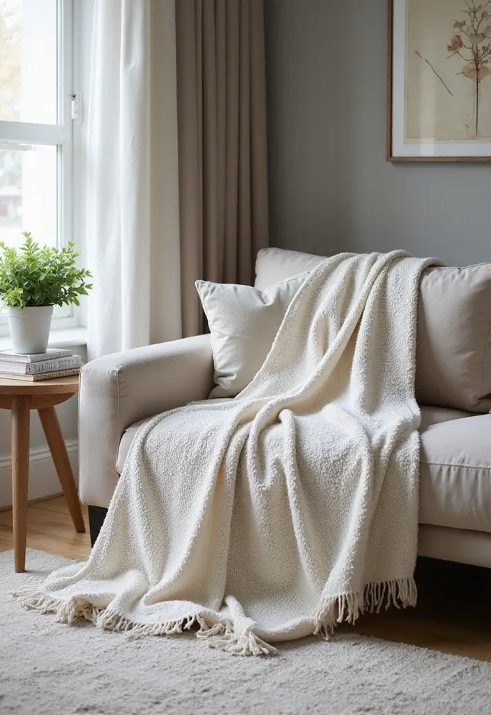 25 Throws on Sofas That Instantly Elevate Any Living Room 23 25 Throws on Sofas That Instantly Elevate Any Living Room - 23. Oversized Throws for Extra Comfort