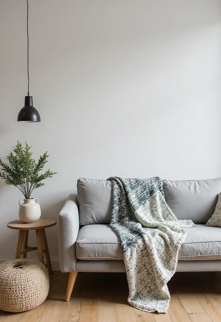 25 Throws on Sofas That Instantly Elevate Any Living Room 24 25 Throws on Sofas That Instantly Elevate Any Living Room - 24. Artistic Abstract Throws