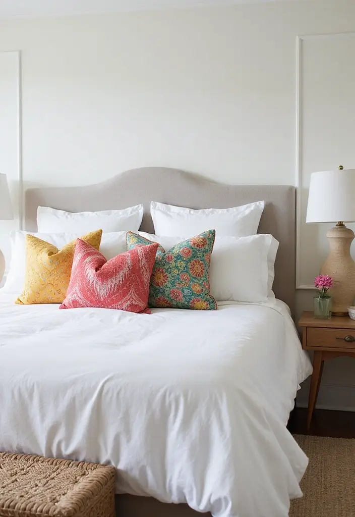 25 White Bedding Ideas with Colorful Pillows That Pop 26 25 White Bedding Ideas with Colorful Pillows That Pop - Conclusion