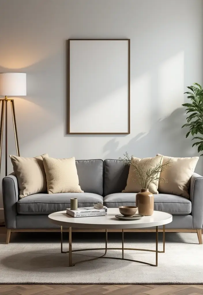 26 Grey Couch with Beige Pillows That Feel Perfectly Balanced 18 26 Grey Couch with Beige Pillows That Feel Perfectly Balanced - 18. The Power of Accessories