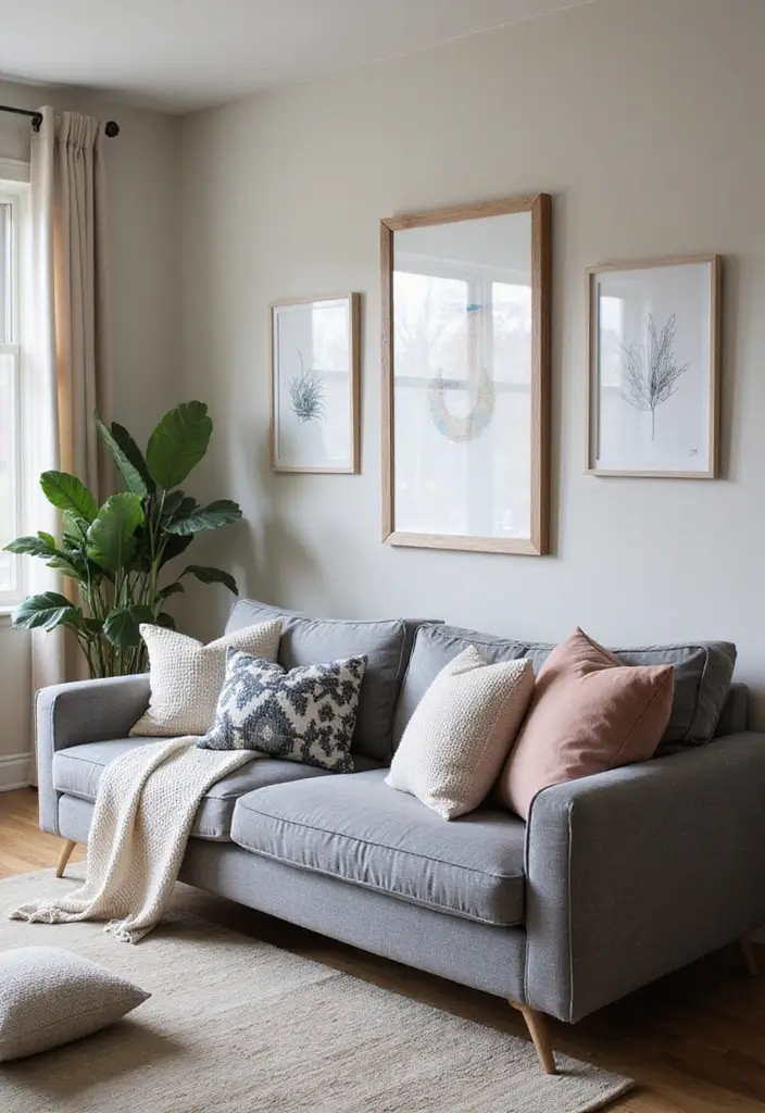 26 Grey Sofa with Pillows Ideas: Neutral Yet Never Boring 27 26 Grey Sofa with Pillows Ideas: Neutral Yet Never Boring - Conclusion