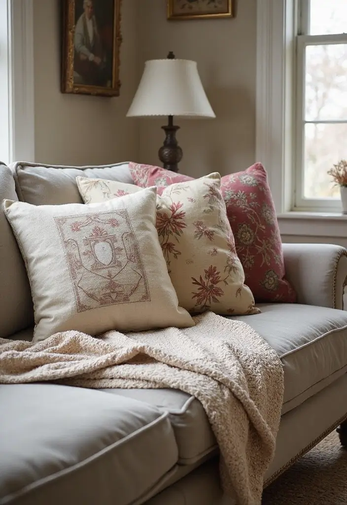 26 Sims 4 CC Couch Pillows to Elevate Your Virtual Home Design 22 26 Sims 4 CC Couch Pillows to Elevate Your Virtual Home Design - 22. Vintage-inspired Pillows