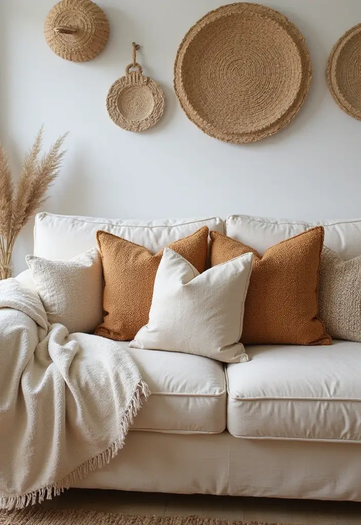 26 Sims 4 CC Couch Pillows to Elevate Your Virtual Home Design 8 26 Sims 4 CC Couch Pillows to Elevate Your Virtual Home Design - 8. Natural Fiber Pillows