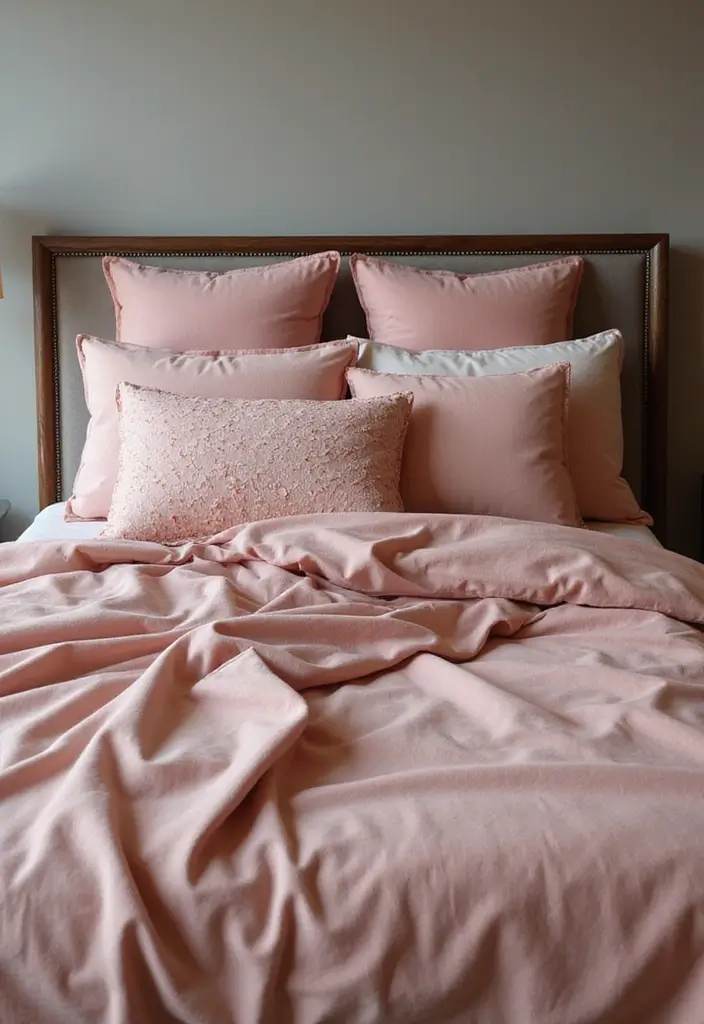 27 Decorative Pillows on Beds That Create a Luxe Look 5 27 Decorative Pillows on Beds That Create a Luxe Look - 5. Chic Color Palettes