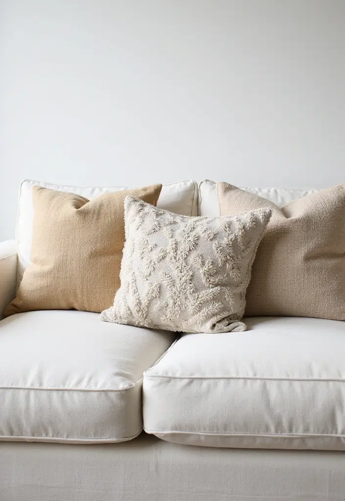 27 Pillows for a White Couch That Bring Warmth and Style 12 27 Pillows for a White Couch That Bring Warmth and Style - 12. Seasonal Switch-Ups
