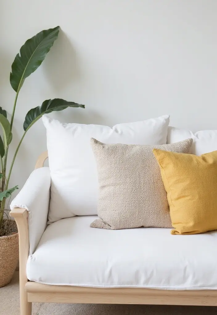 27 Pillows for a White Couch That Bring Warmth and Style 22 27 Pillows for a White Couch That Bring Warmth and Style - 22. Eco-Friendly Choices