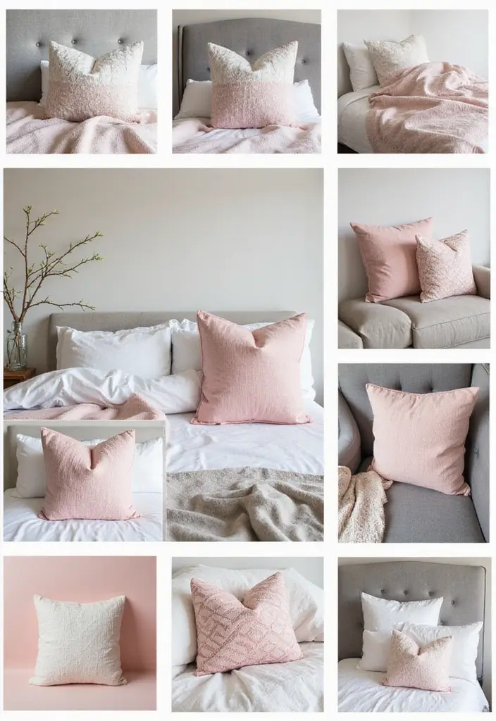 27 Pink Gray and White Bedroom Ideas with Decorative Pillows 28 27 Pink Gray and White Bedroom Ideas with Decorative Pillows - Conclusion
