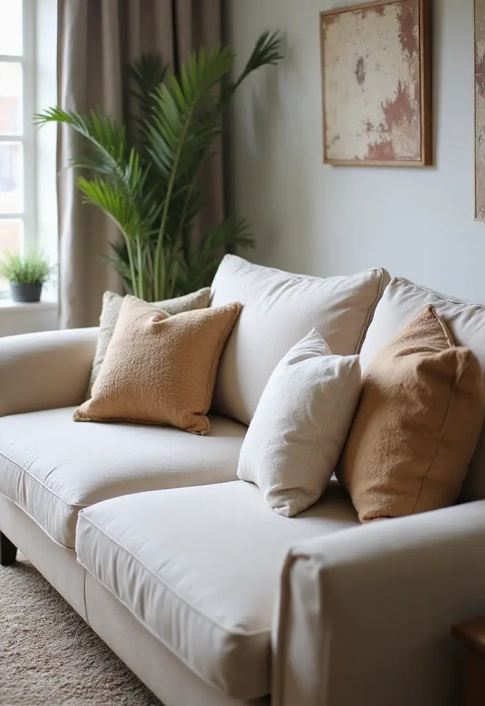 27 Sofa Decorating Ideas with Pillows That Transform Your Space 12 27 Sofa Decorating Ideas with Pillows That Transform Your Space - 12. Focus on Functionality