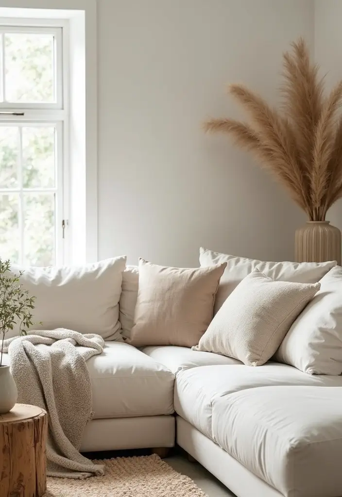 27 White Couch Pillow Ideas for a Clean Modern Feel 14 27 White Couch Pillow Ideas for a Clean Modern Feel - 14. Eco-Friendly Pillow Options