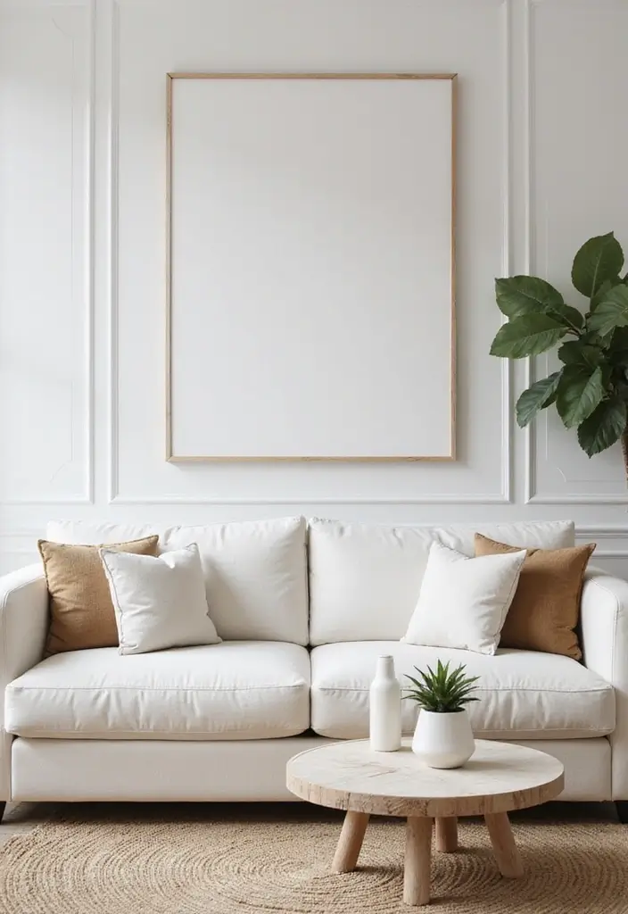 27 White Couch Pillow Ideas for a Clean Modern Feel 26 27 White Couch Pillow Ideas for a Clean Modern Feel - 26. Chic Bolster Pillows
