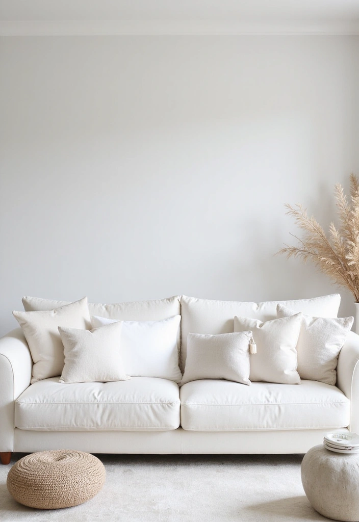 27 White Couch Pillow Ideas for a Clean Modern Feel 4 27 White Couch Pillow Ideas for a Clean Modern Feel - 4. Pillows with Monochromatic Shades