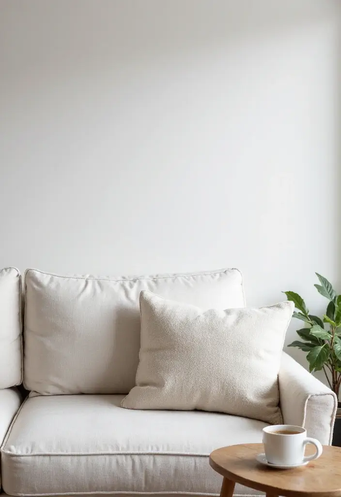27 White Couch Pillow Ideas for a Clean Modern Feel 8 27 White Couch Pillow Ideas for a Clean Modern Feel - 8. Simple Wool Pillows