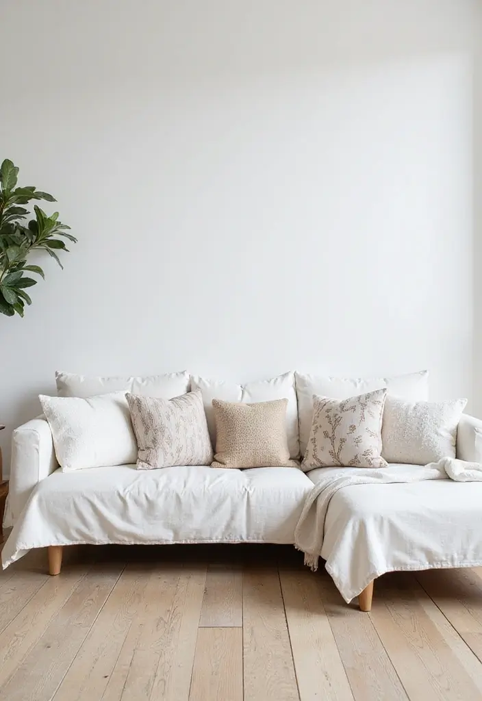 27 White Couch Pillow Ideas for a Clean Modern Feel 9 27 White Couch Pillow Ideas for a Clean Modern Feel - 9. Scandinavian-Inspired Pillow Sets