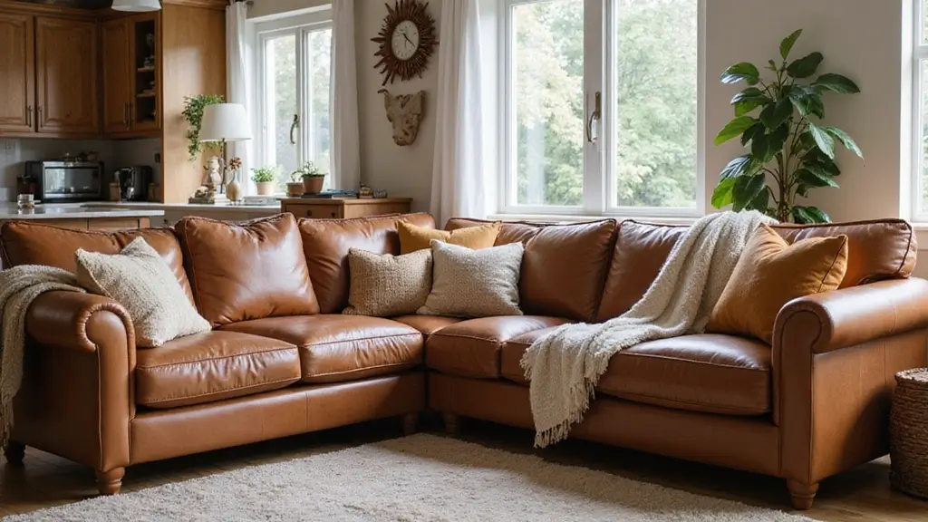 28 Brown Leather Couch Pillow Ideas That Add Texture and Warmth