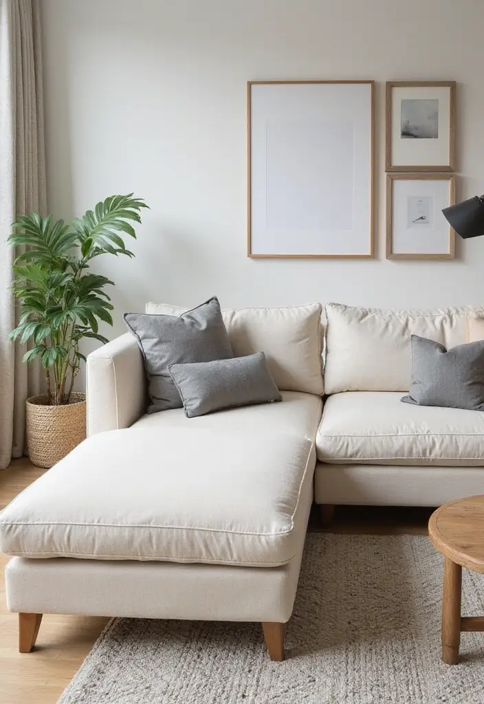 28 Cream Couch Pillow Color Schemes That Feel Calm and Modern 21 28 Cream Couch Pillow Color Schemes That Feel Calm and Modern - 21. Cream and Ash Grey