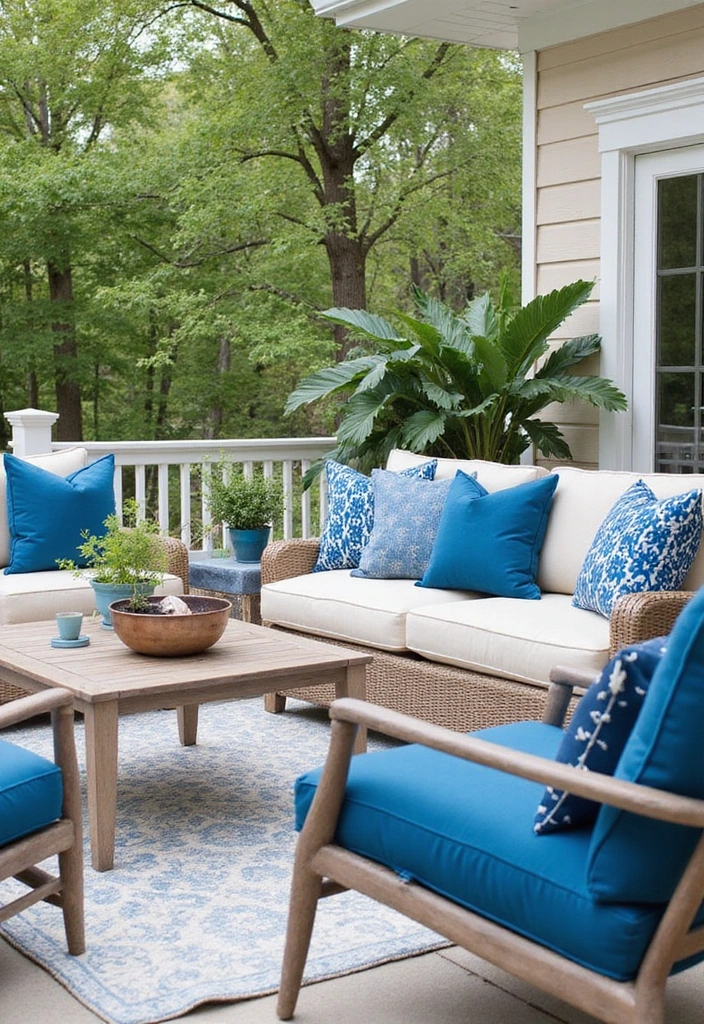 28 Outdoor Pillow Color Schemes in Blue for a Fresh Summer Look 29 28 Outdoor Pillow Color Schemes in Blue for a Fresh Summer Look - Conclusion