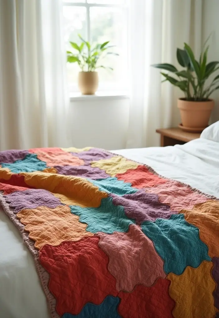 28 Quilted Bed Throw Ideas for Warmth and Texture 2 28 Quilted Bed Throw Ideas for Warmth and Texture - 2. Recycled Polyester Quilted Blanket