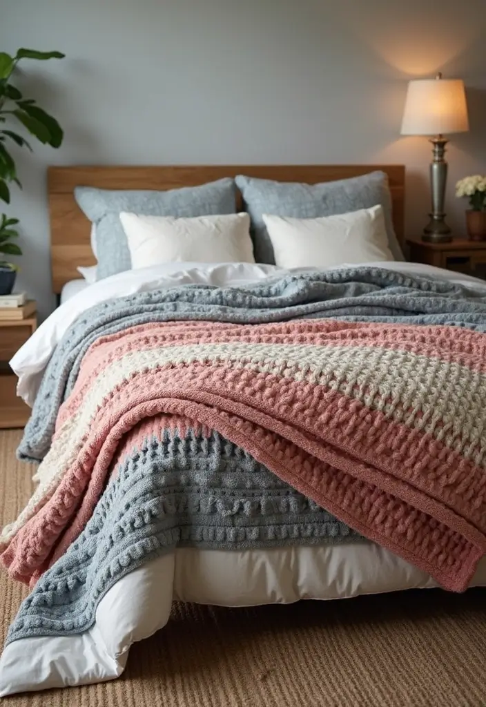 28 Quilted Bed Throw Ideas for Warmth and Texture 25 28 Quilted Bed Throw Ideas for Warmth and Texture - 25. Quilted Throws for Layering