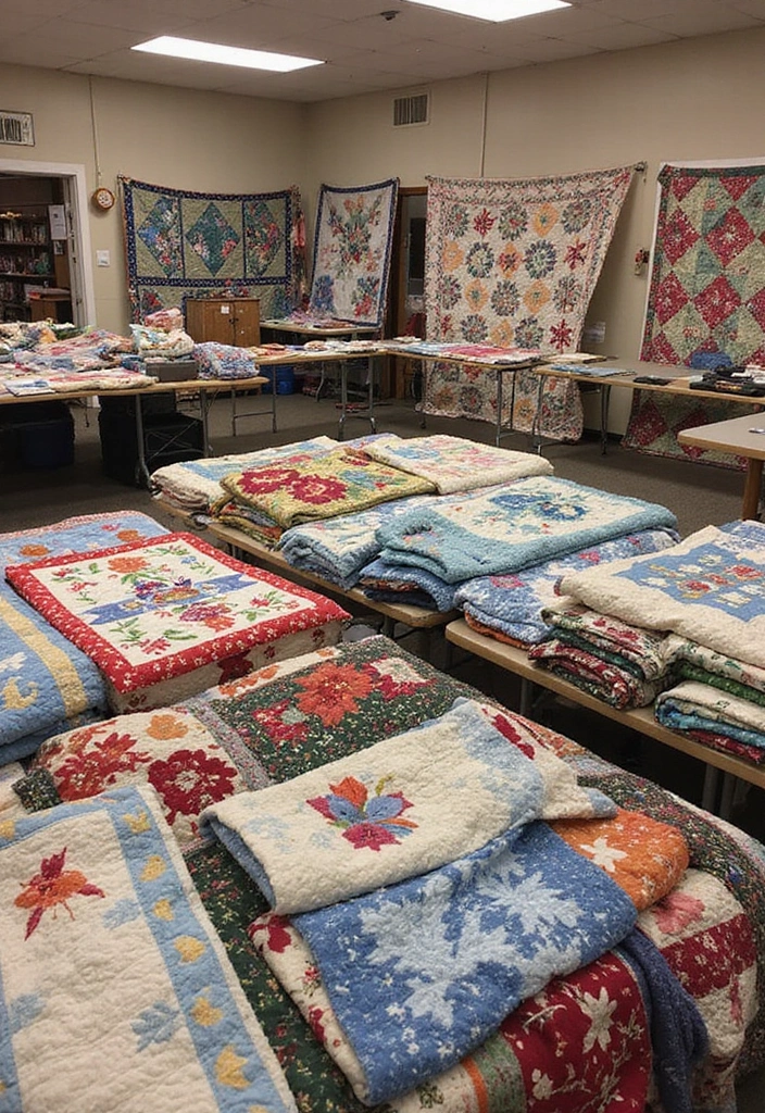 28 Quilted Bed Throw Ideas for Warmth and Texture 28 28 Quilted Bed Throw Ideas for Warmth and Texture - 28. Annual Quilt Drives and Donations