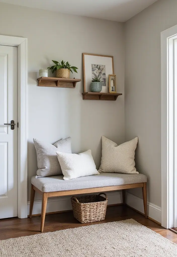30 Benches with Pillows Ideas for Entryways and Cozy Corners 26 30 Benches with Pillows Ideas for Entryways and Cozy Corners - 26. Cozy Corner Retreat