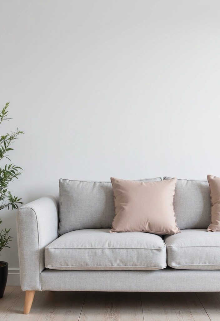 30+ Best Pillows for a Light Grey Couch: Neutral Yet Stylish 24 30+ Best Pillows for a Light Grey Couch: Neutral Yet Stylish - 24. Minimalist Chic