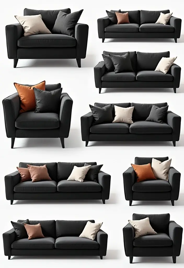 30 Black Couch with Pillows Combinations That Feel Modern 31 30 Black Couch with Pillows Combinations That Feel Modern - Conclusion