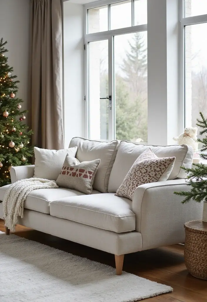 30+ Christmas Throw Pillows for Couches: Festive and Cozy Ideas 9 30+ Christmas Throw Pillows for Couches: Festive and Cozy Ideas - 9. Vibrant Geometric Designs