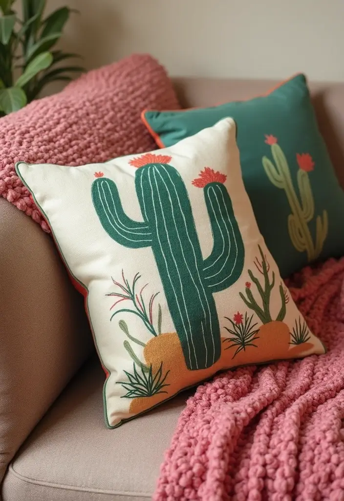 30 Cute Pillows for Couches That Add Personality to Any Room 11 30 Cute Pillows for Couches That Add Personality to Any Room - 11. Charming Cactus Pillows
