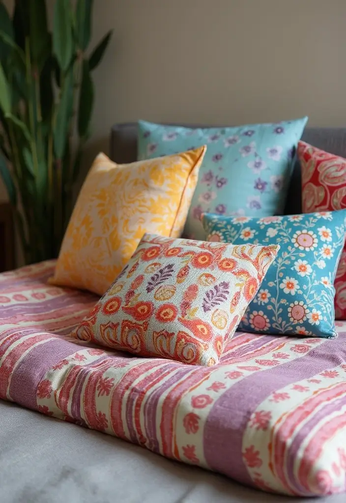 30 Decorative Bed Pillow Ideas That Make Any Bedroom Feel Luxe 27 30 Decorative Bed Pillow Ideas That Make Any Bedroom Feel Luxe - 27. Eco-Friendly Recycled Fabrics