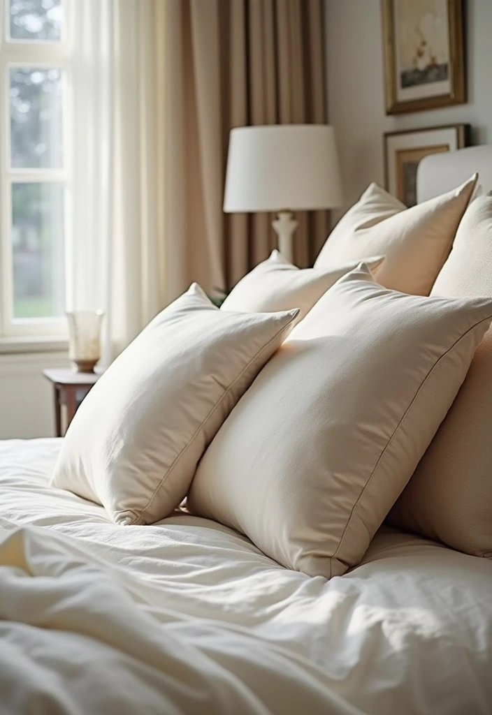 30 Decorative Bed Pillow Ideas That Make Any Bedroom Feel Luxe 28 30 Decorative Bed Pillow Ideas That Make Any Bedroom Feel Luxe - 28. Luxe Silk Accents