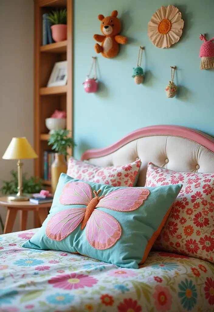 30+ Free Crochet Home Decor Patterns for Beautiful Decorative Pillows 26 30+ Free Crochet Home Decor Patterns for Beautiful Decorative Pillows - 26. Butterfly Pillow
