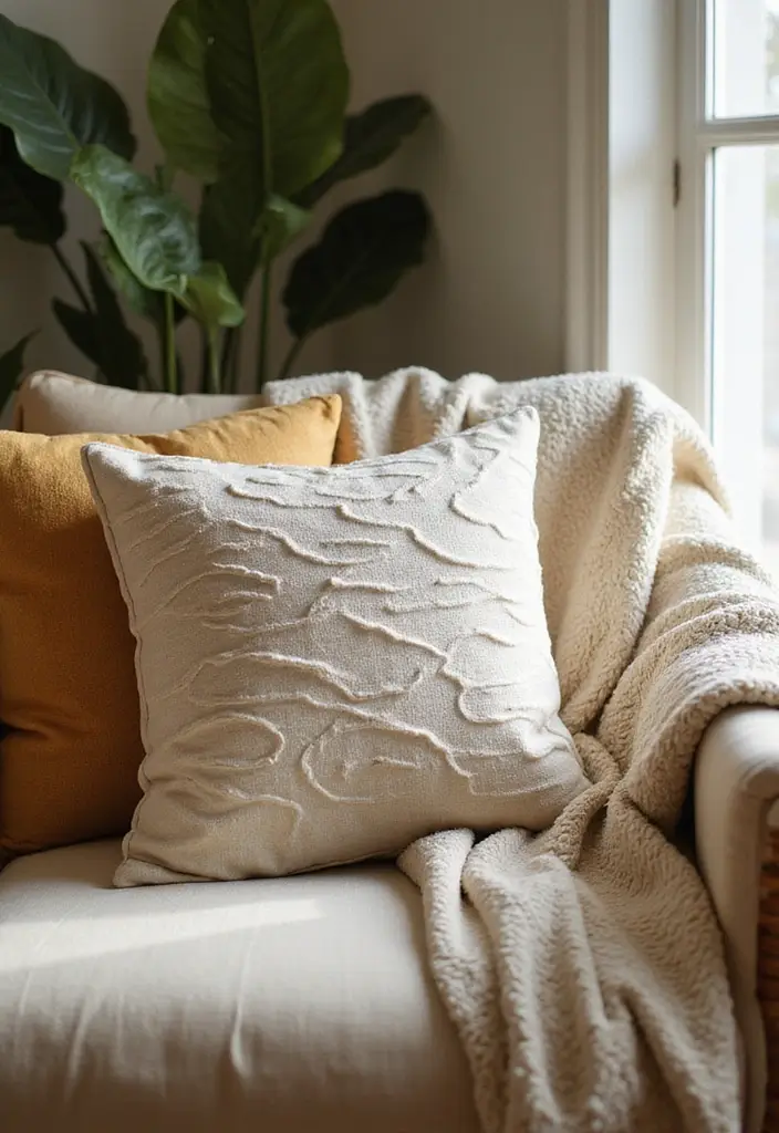 30+ Free Crochet Home Decor Patterns for Beautiful Decorative Pillows 3 30+ Free Crochet Home Decor Patterns for Beautiful Decorative Pillows - 3. Textured Waves Pillow