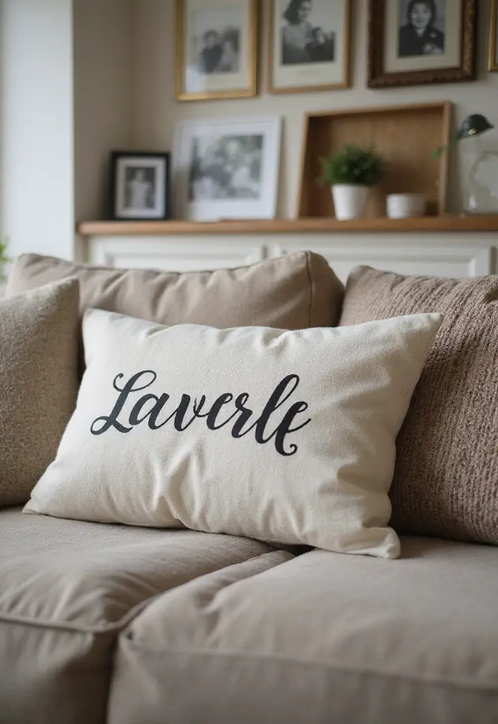 30+ Free Crochet Home Decor Patterns for Beautiful Decorative Pillows 30 30+ Free Crochet Home Decor Patterns for Beautiful Decorative Pillows - 30. Personalized Name Pillow