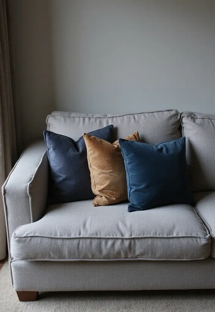30+ Pillows for a Grey Couch That Add Depth and Character - 24. Soft Chenille Pillows