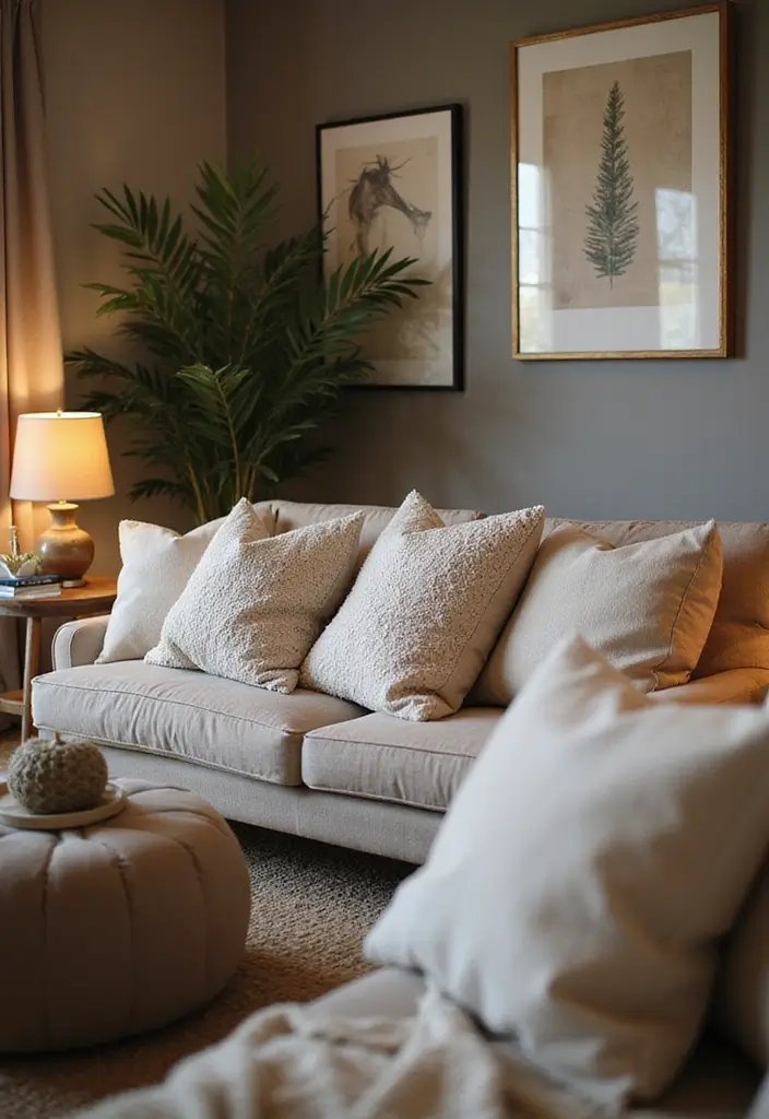 30+ Throw Pillow Design Ideas for Modern Living Rooms 21 30+ Throw Pillow Design Ideas for Modern Living Rooms - 21. Oversized Pillows
