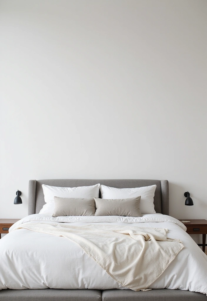 30 Throw Pillow Ideas for Bedrooms: Soft and Relaxing Looks 17 30 Throw Pillow Ideas for Bedrooms: Soft and Relaxing Looks - 17. Minimalist Approach
