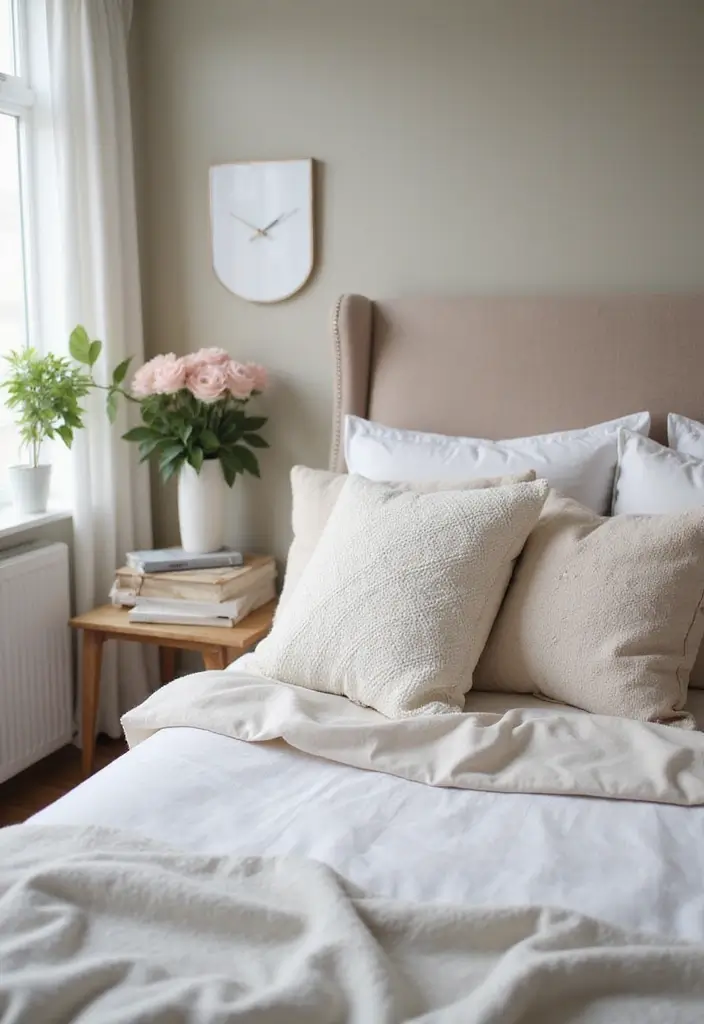 30 Throw Pillow Ideas for Bedrooms: Soft and Relaxing Looks 21 30 Throw Pillow Ideas for Bedrooms: Soft and Relaxing Looks - 21. Focusing on Comfort